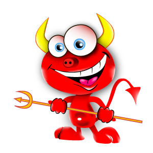 Teufel-Cartoon
