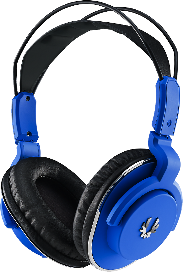 Blaue Kopfhörer
