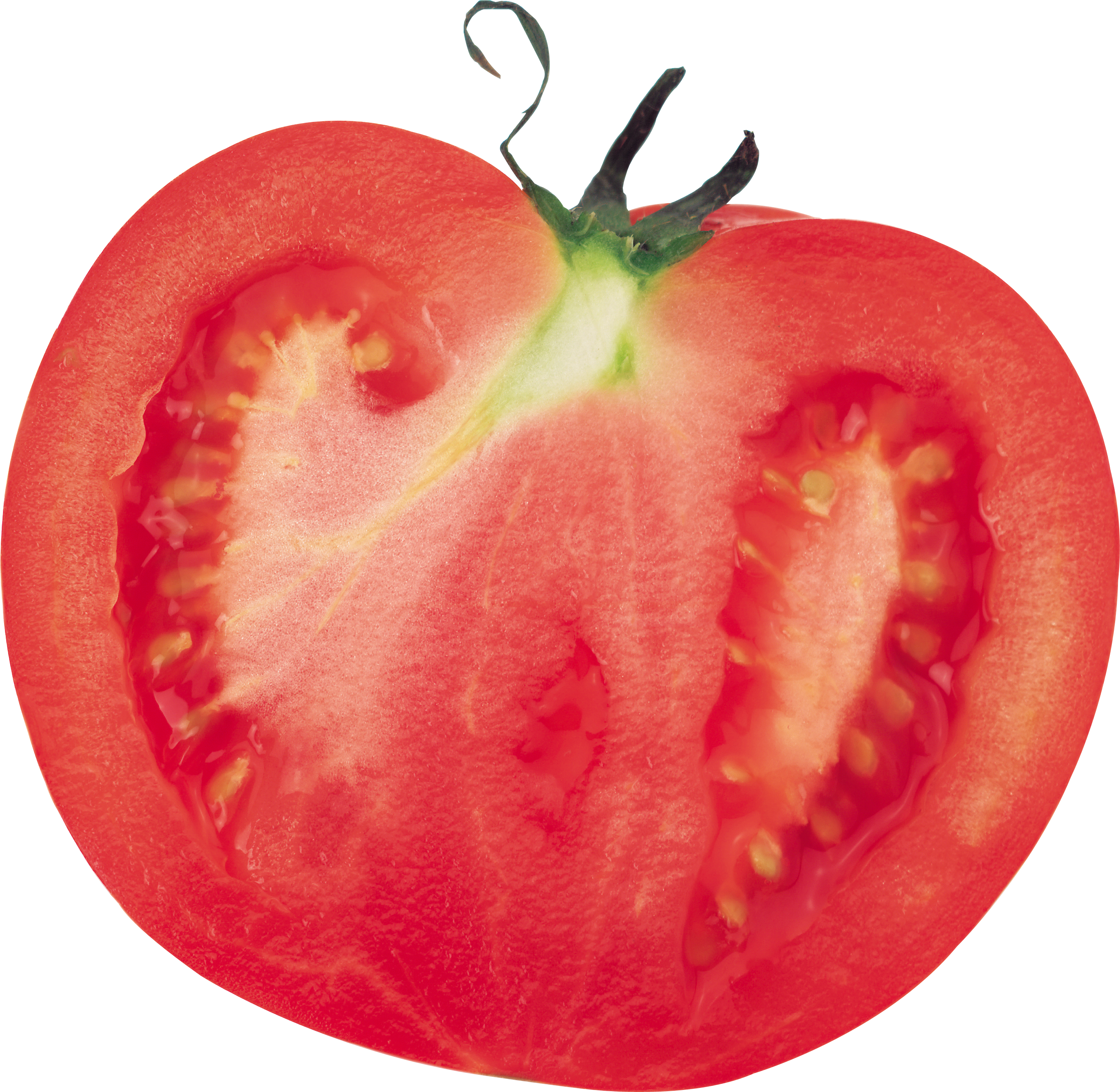 Eine halbe Tomate